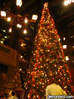 christmas tree at the Grand California