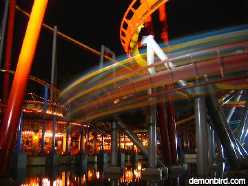 Silver Bullet' helix with train